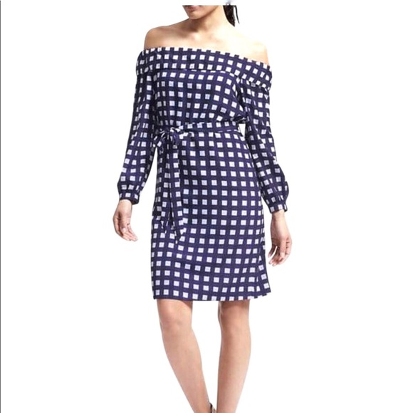 Banana Republic Dresses & Skirts - Banana Republic New XS Navy blue white dress  #3